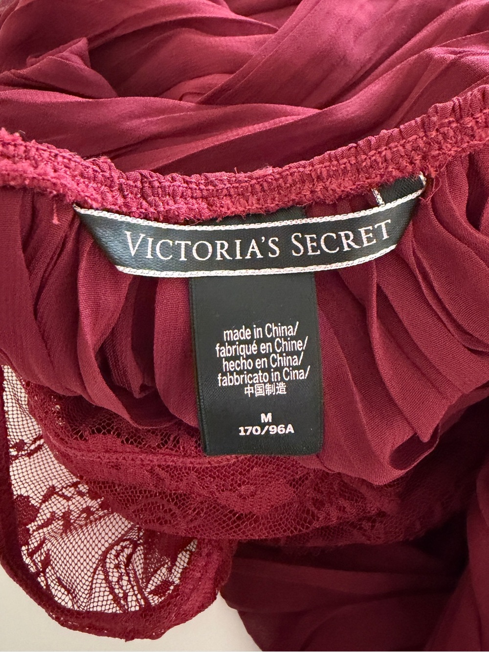 2018 Victoria’s Secret sheer lace babydoll - Picture 6 of 7